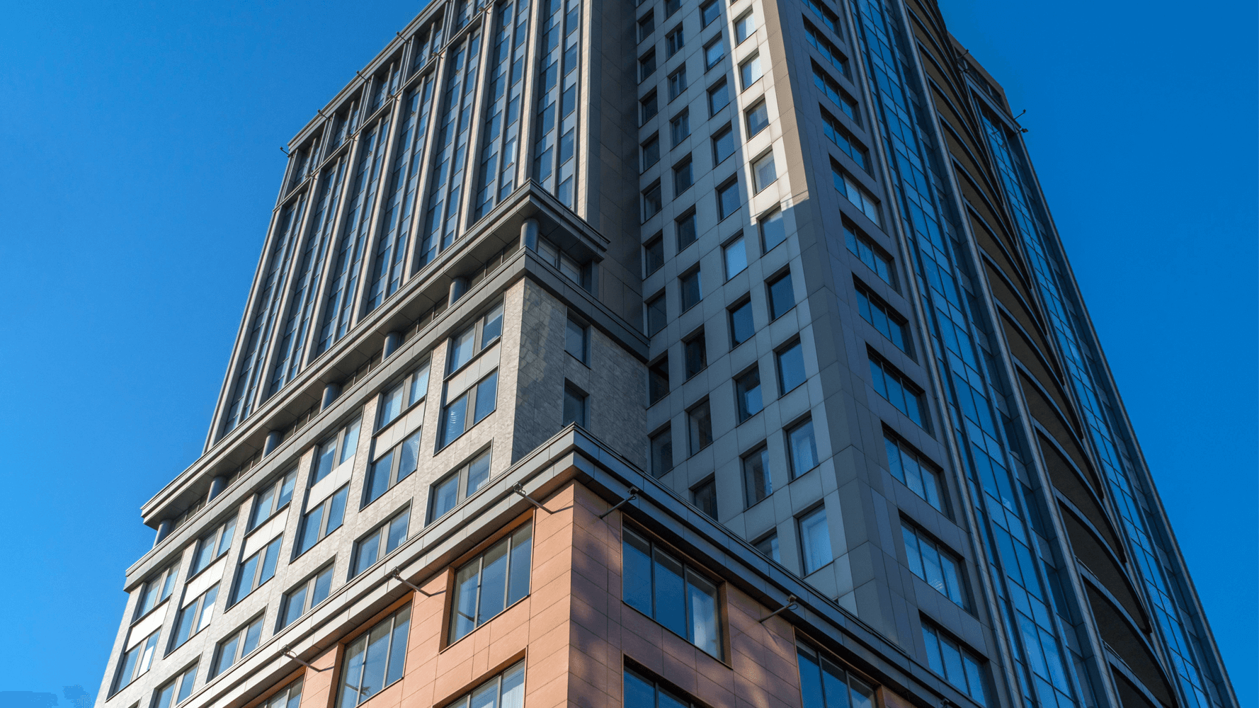 фасад здания из композитных панелей